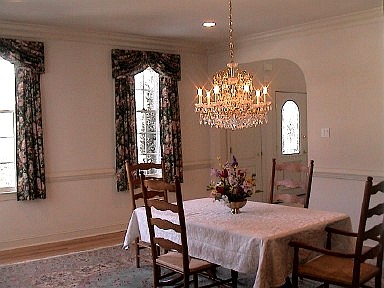 Dining room, Villanova Pennsylvania home for sale PA